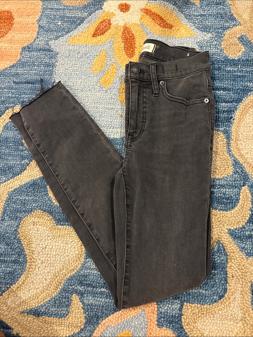Madewell blackish- gray jeans